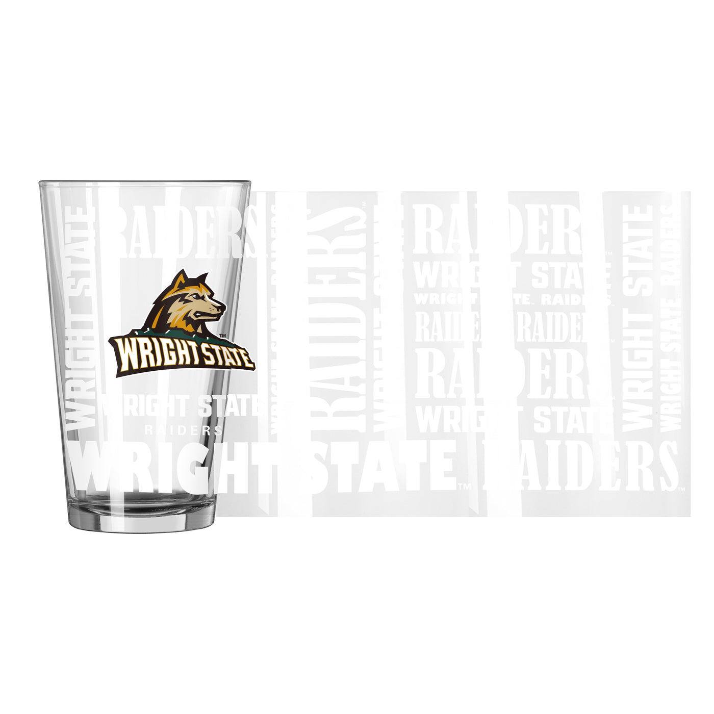 Wright State 16oz Replay Pint Glass
