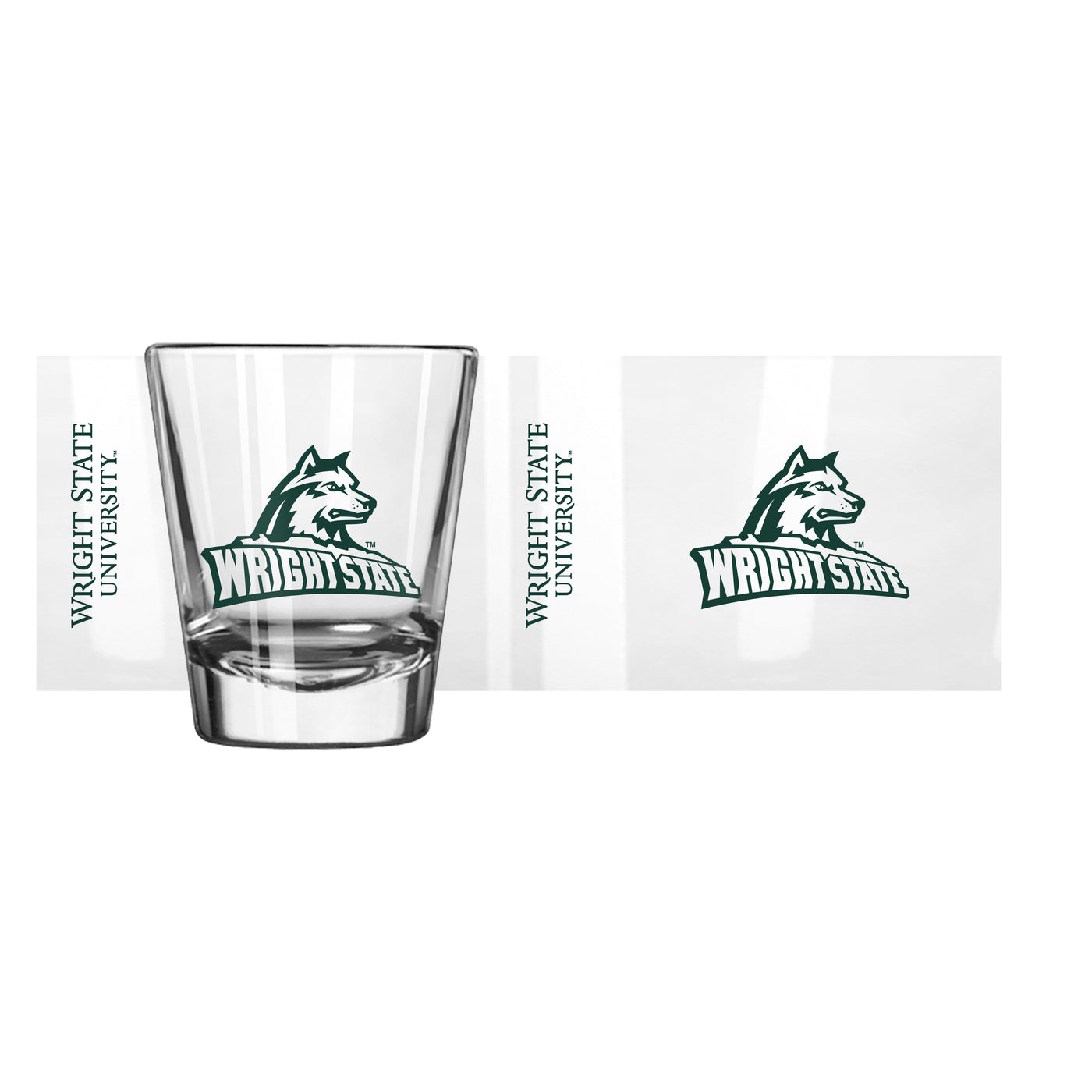 Wright State 2oz Gameday Shot Glass