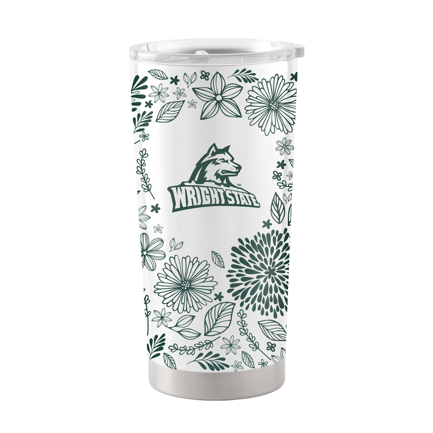 Wright State 20oz Botanical Stainless Tumbler