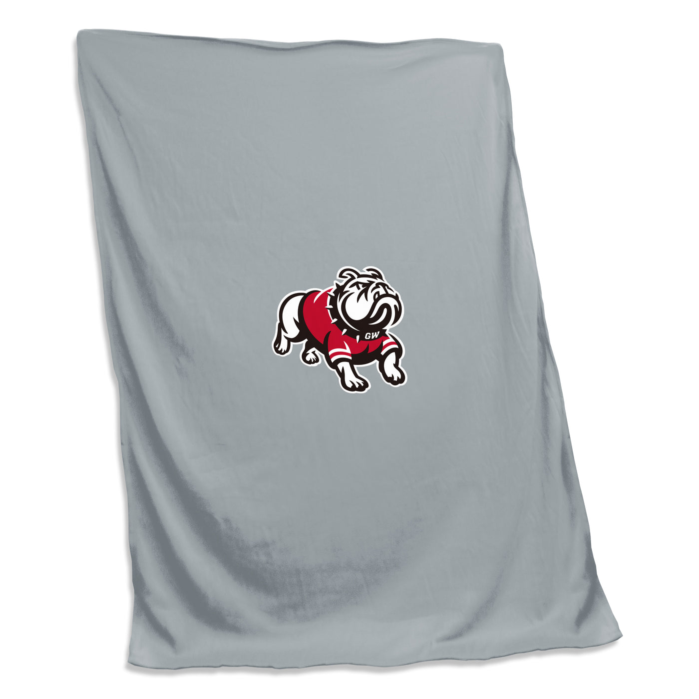 Gardner-Webb Gray Screened Sweatshirt Blanket