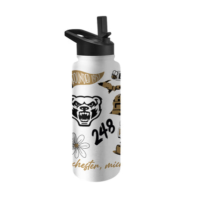 Oakland 34oz Native Quencher Bottle