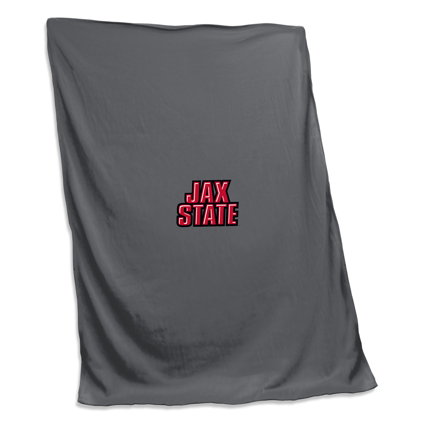 Jacksonville State Charcoal Sweatshirt Blanket (Screened)