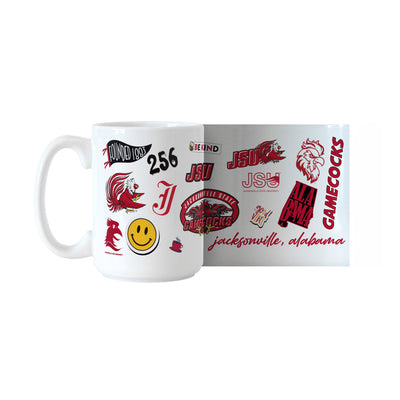 Jacksonville State 15oz Native Sublimated Mug