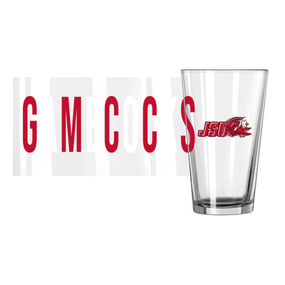 Jacksonville State 16oz Overtime Pint Glass