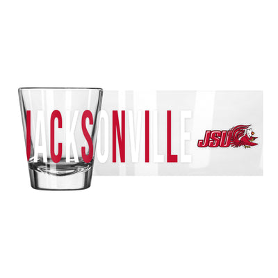 Jacksonville State 2oz Overtime Shot Glass