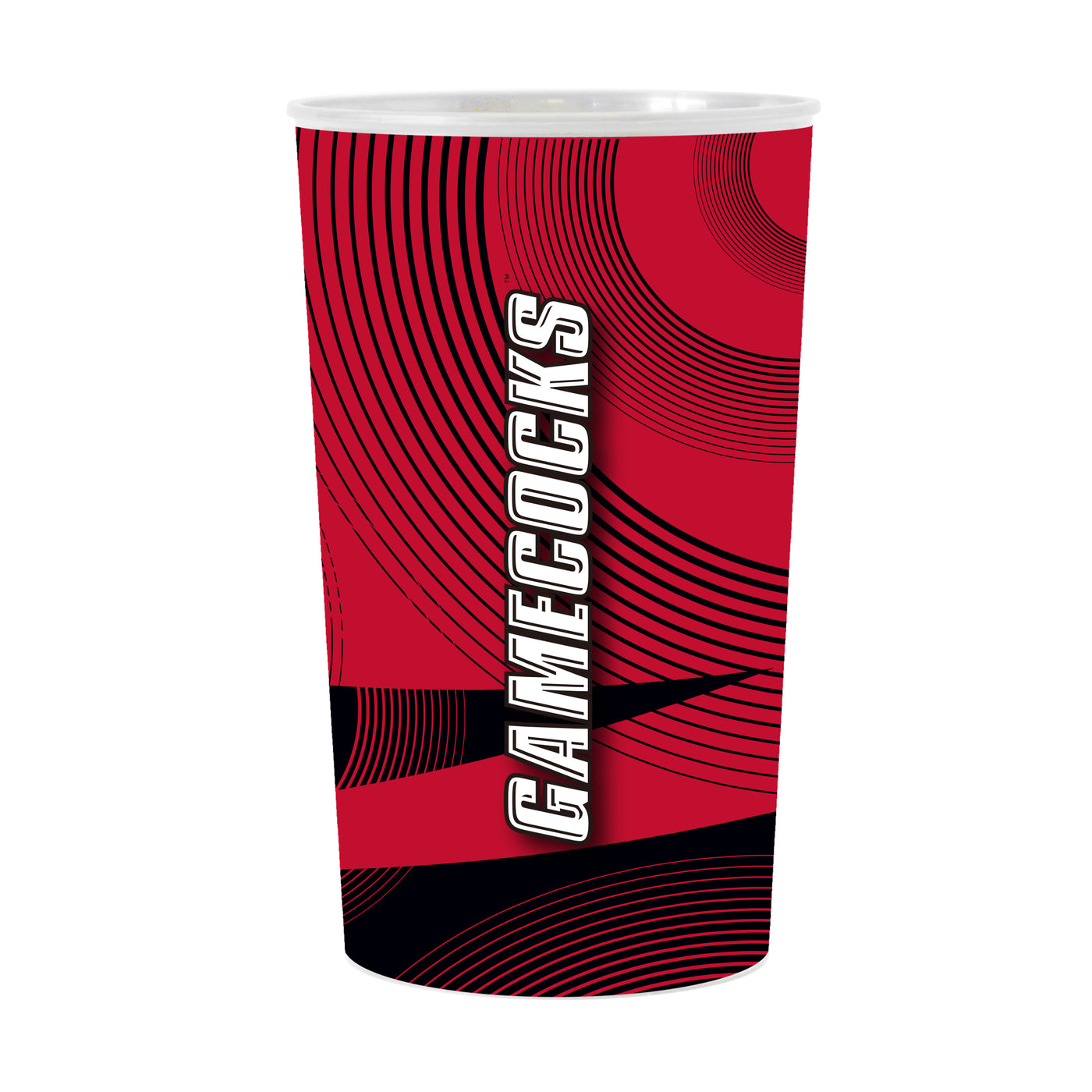 Jacksonville State Geometric Hardwall Cup 4 Pack