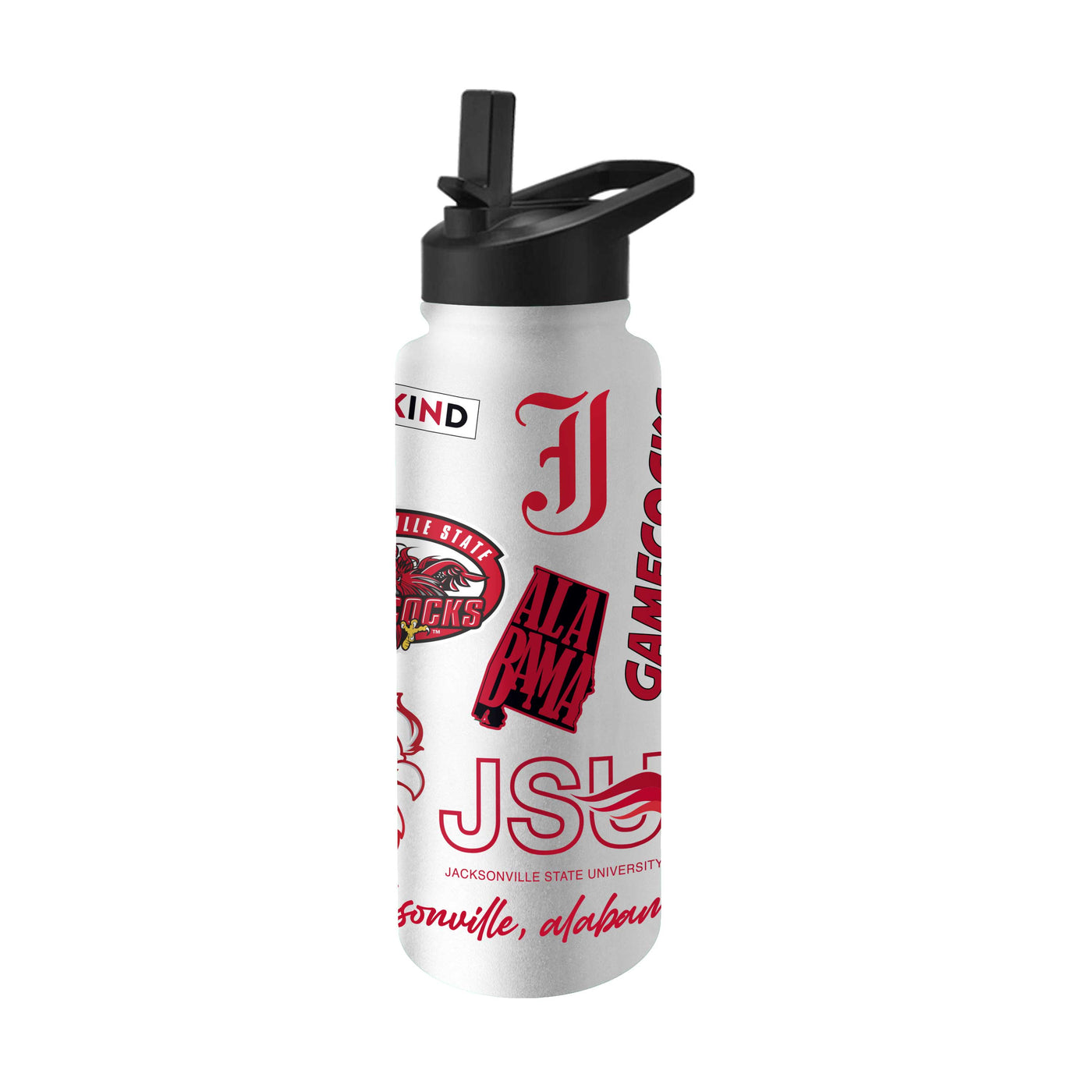 Jacksonville State 34oz Native Quencher Bottle