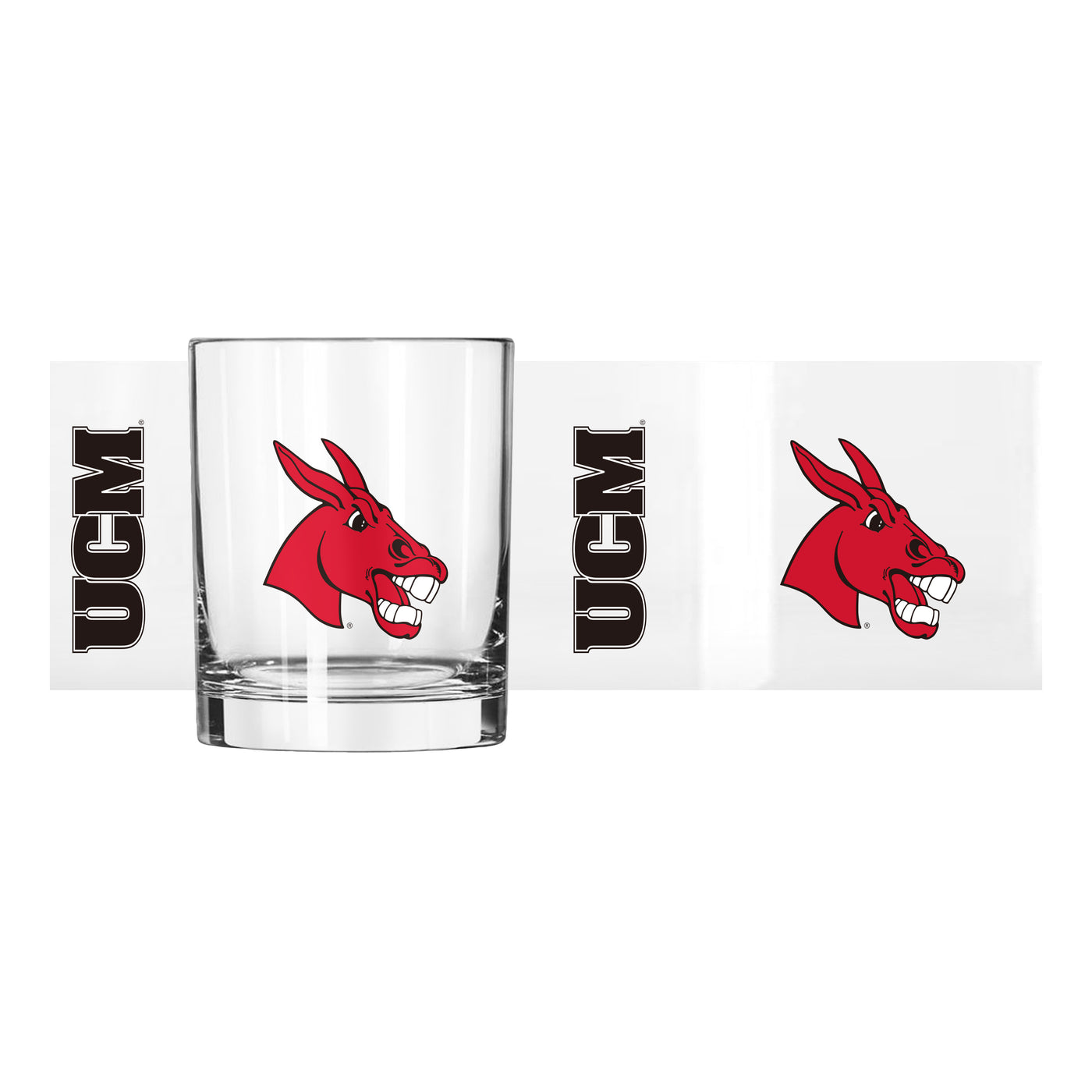 Central Missouri 14oz Gameday Rocks Glass - Logo Brands