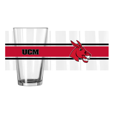 Central Missouri 16oz Stripe Pint Glass