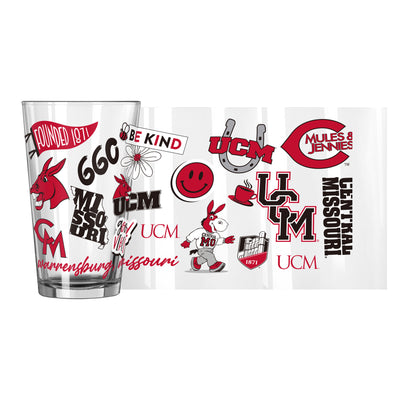 Central Missouri 16oz Native Pint Glass