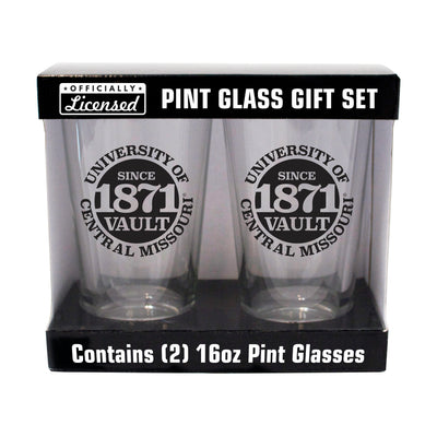 Central Missouri 16oz Mule Pint Glass 2 Pack