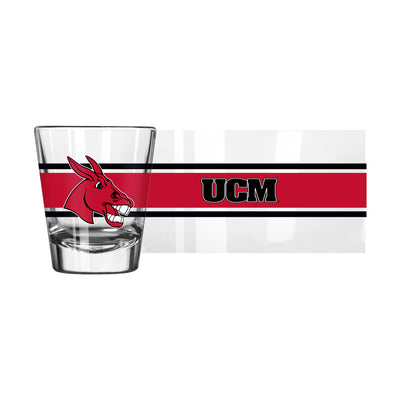 Central Missouri 2oz Stripe Shot Glass - Logo Brands