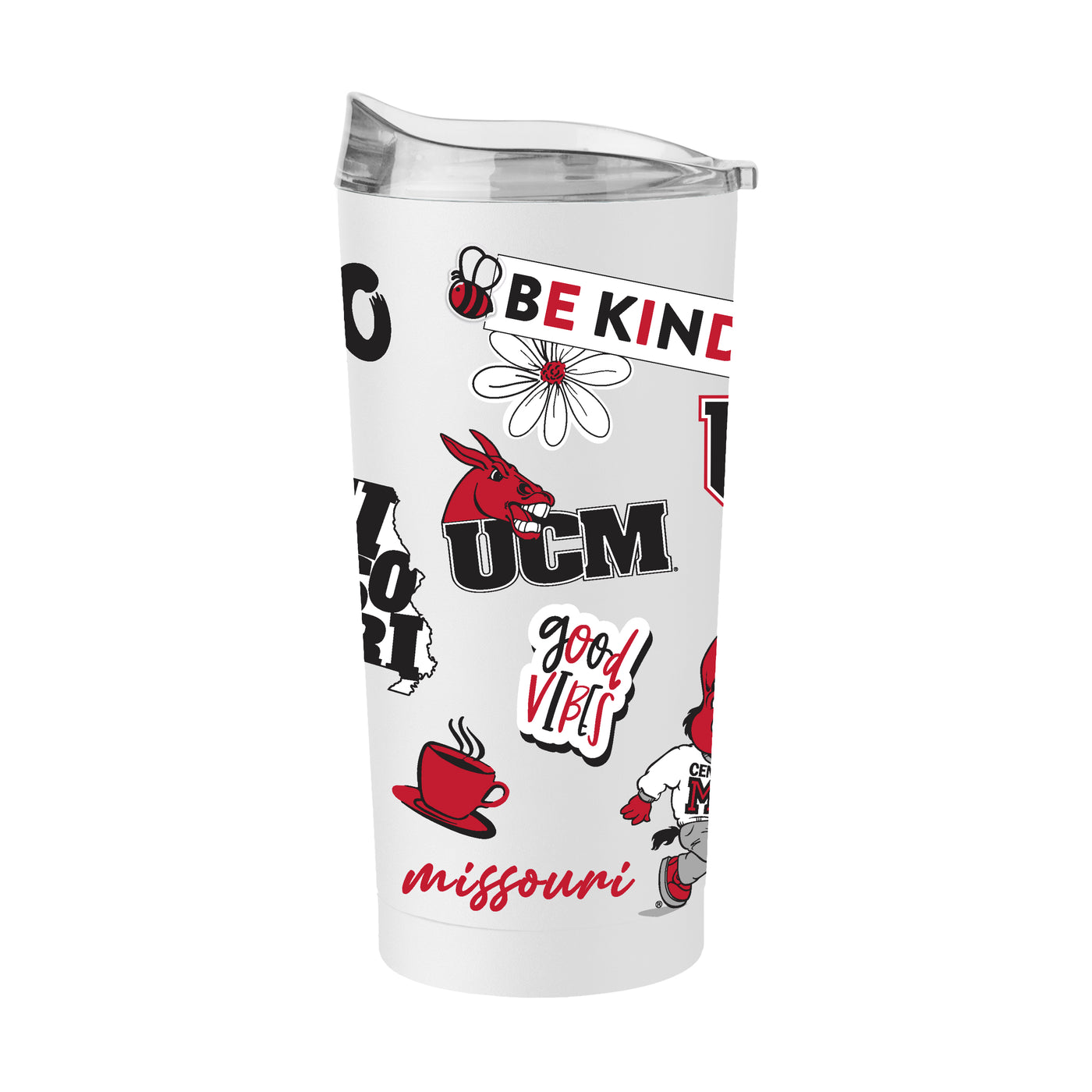 Central Missouri 20oz Native Powder Coat Tumbler