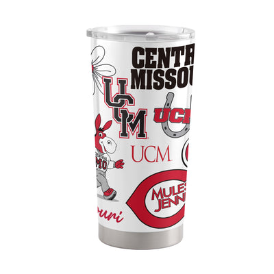 Central Missouri 20oz Native Stainless Tumbler