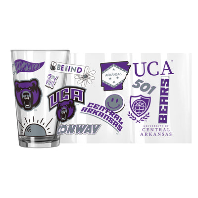 Central Arkansas 16oz Native Pint Glass