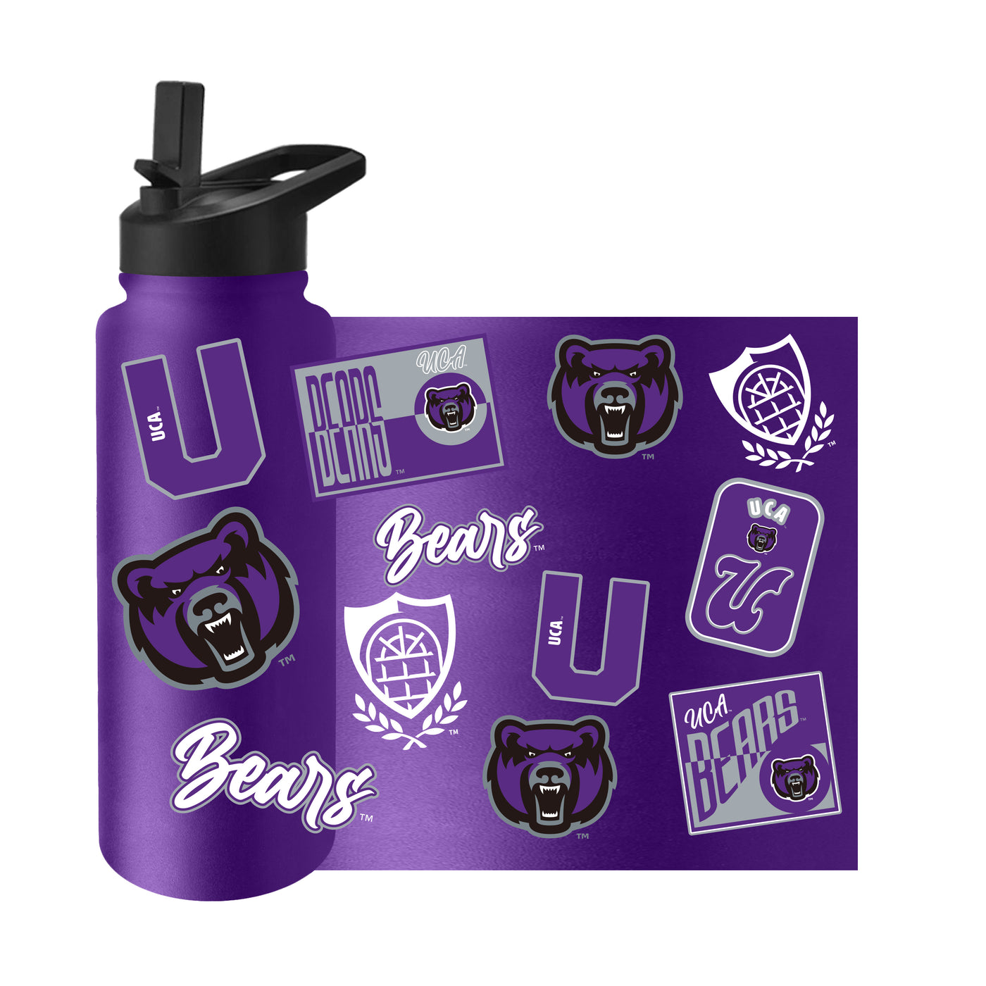 Central Arkansas 34oz Dreamweave Quencher Bottle