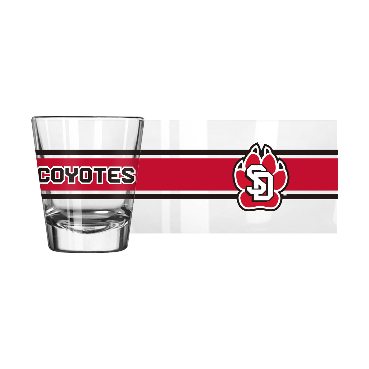 South Dakota 2oz Stripe Shot Glass