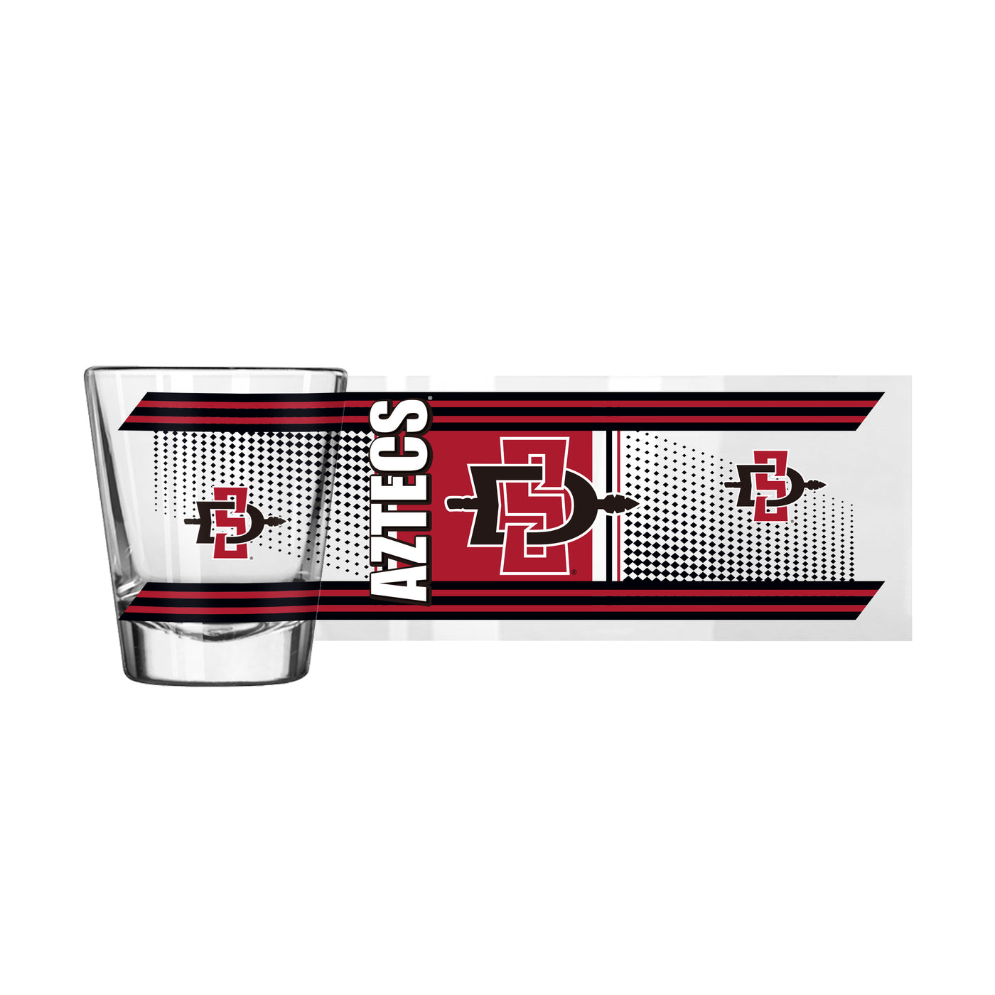 San Diego State 2oz Hero Shot Glass