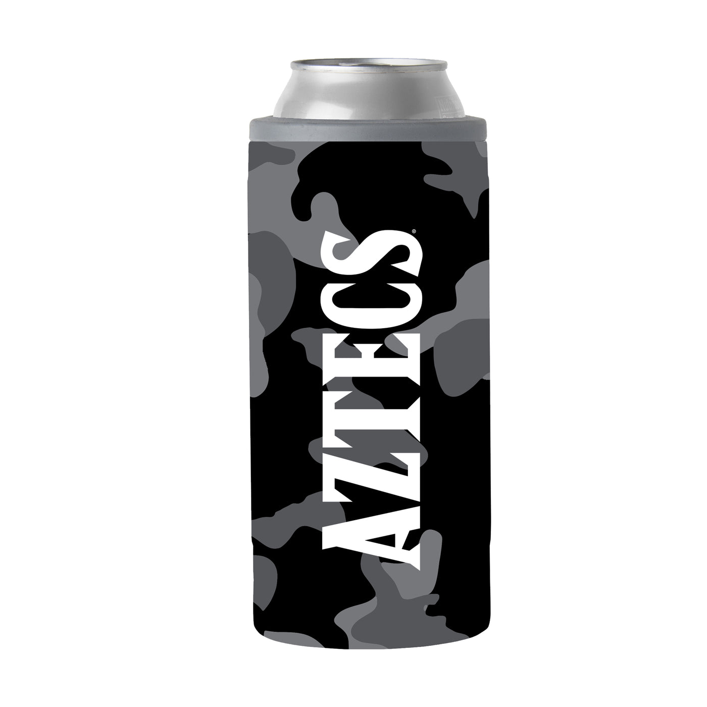 San Diego State Black Camo 12oz Slim Can Coolie