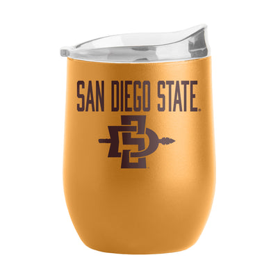 San Diego State 16oz Huddle Powder Coat Curved Bev