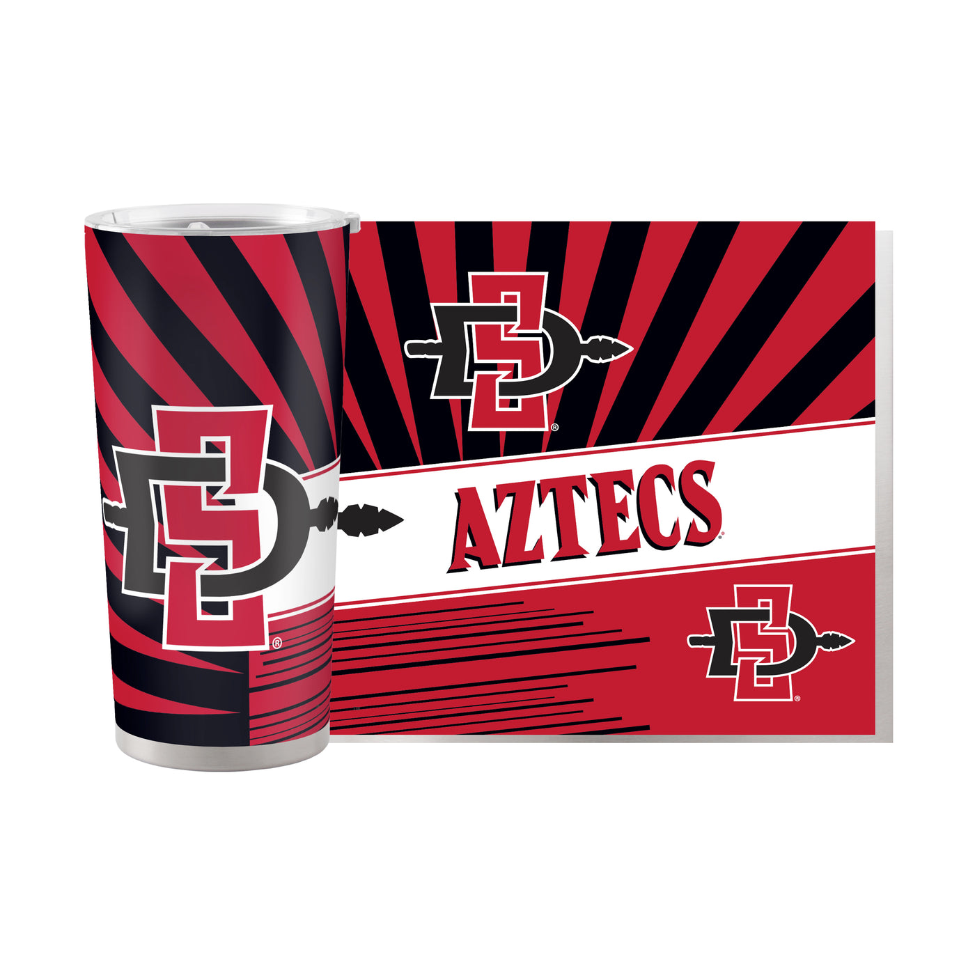 San Diego State 20oz Mascot Stainless Tumbler