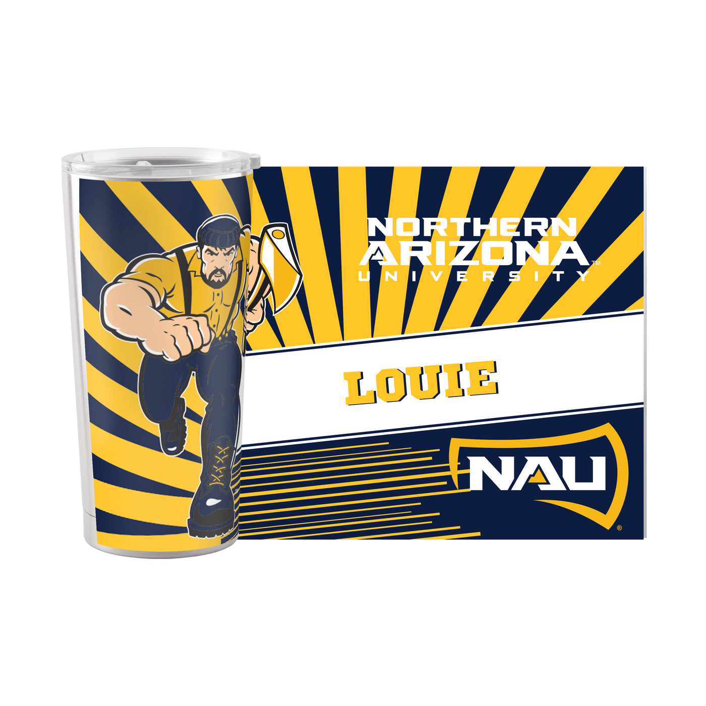 Northern Arizona 20oz Mascot Stainless Tumbler
