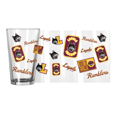 Loyola Chicago 16oz Dreamweave Pint Glass
