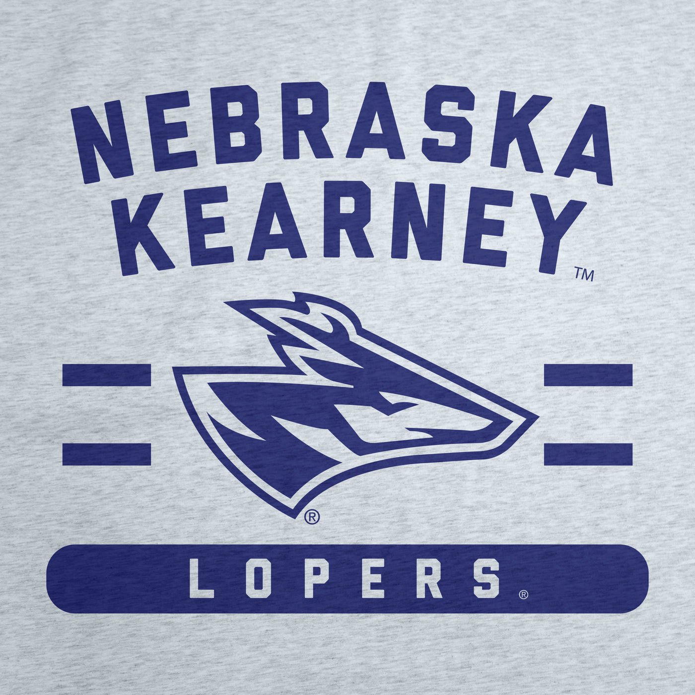 Nebraska - Kearney Athletic Gray Sublimated Sweatshirt Blanket