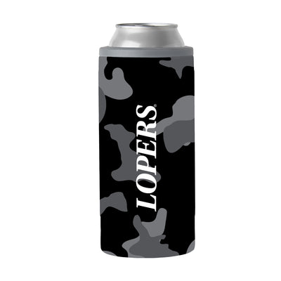 Nebraska-Kearney Black Camo 12oz Slim Can Coolie