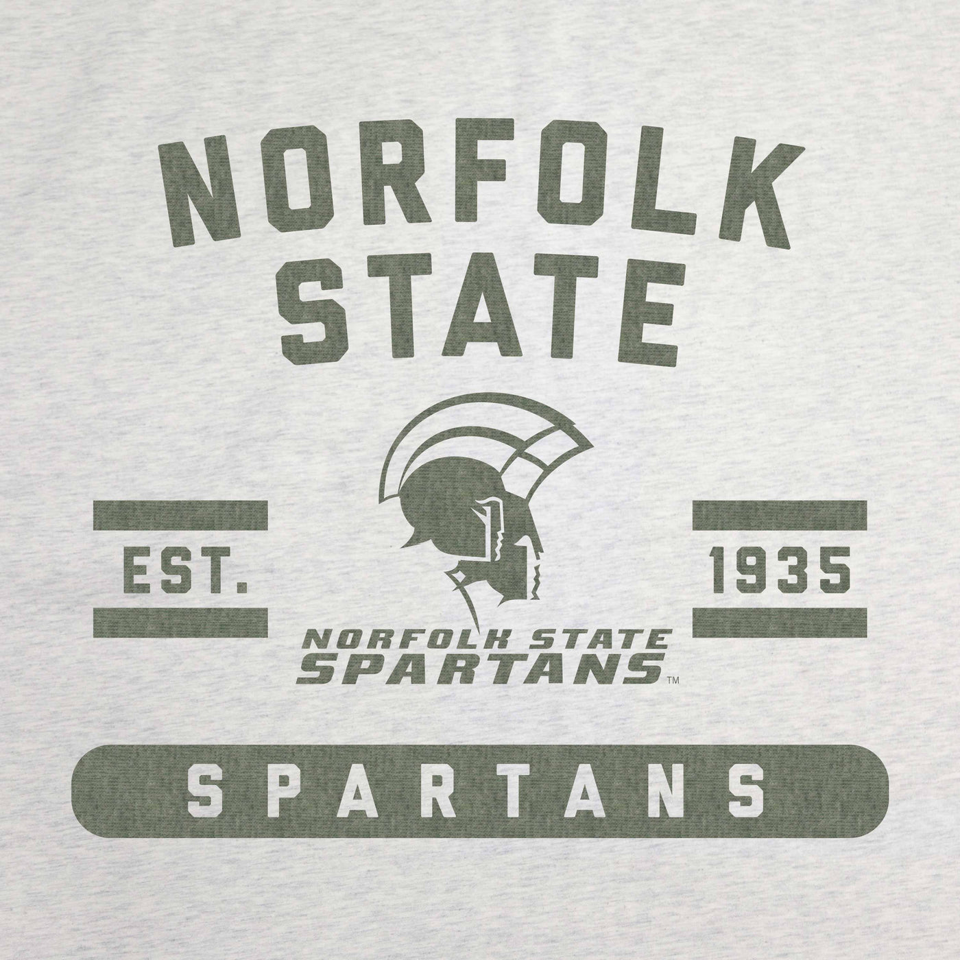 Norfolk State Oatmeal Sweatshirt Blanket