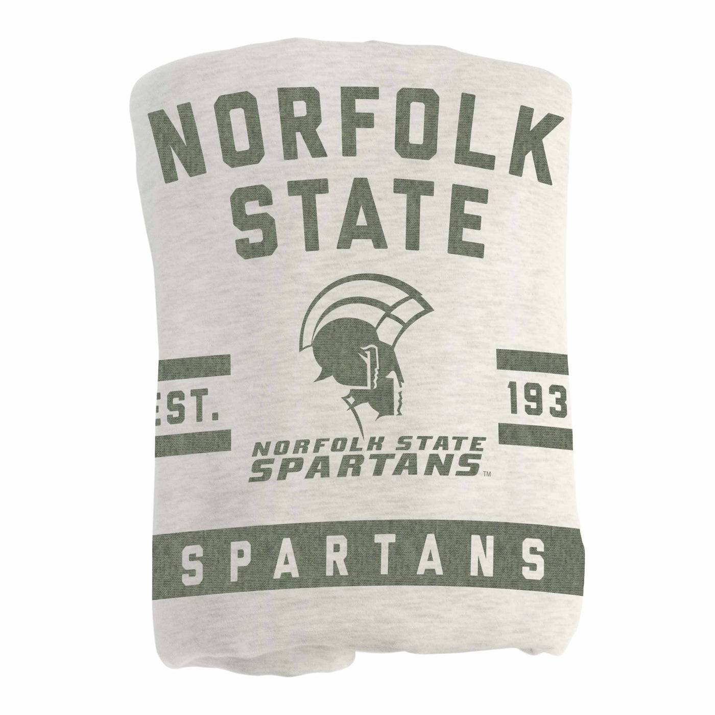 Norfolk State Oatmeal Sweatshirt Blanket