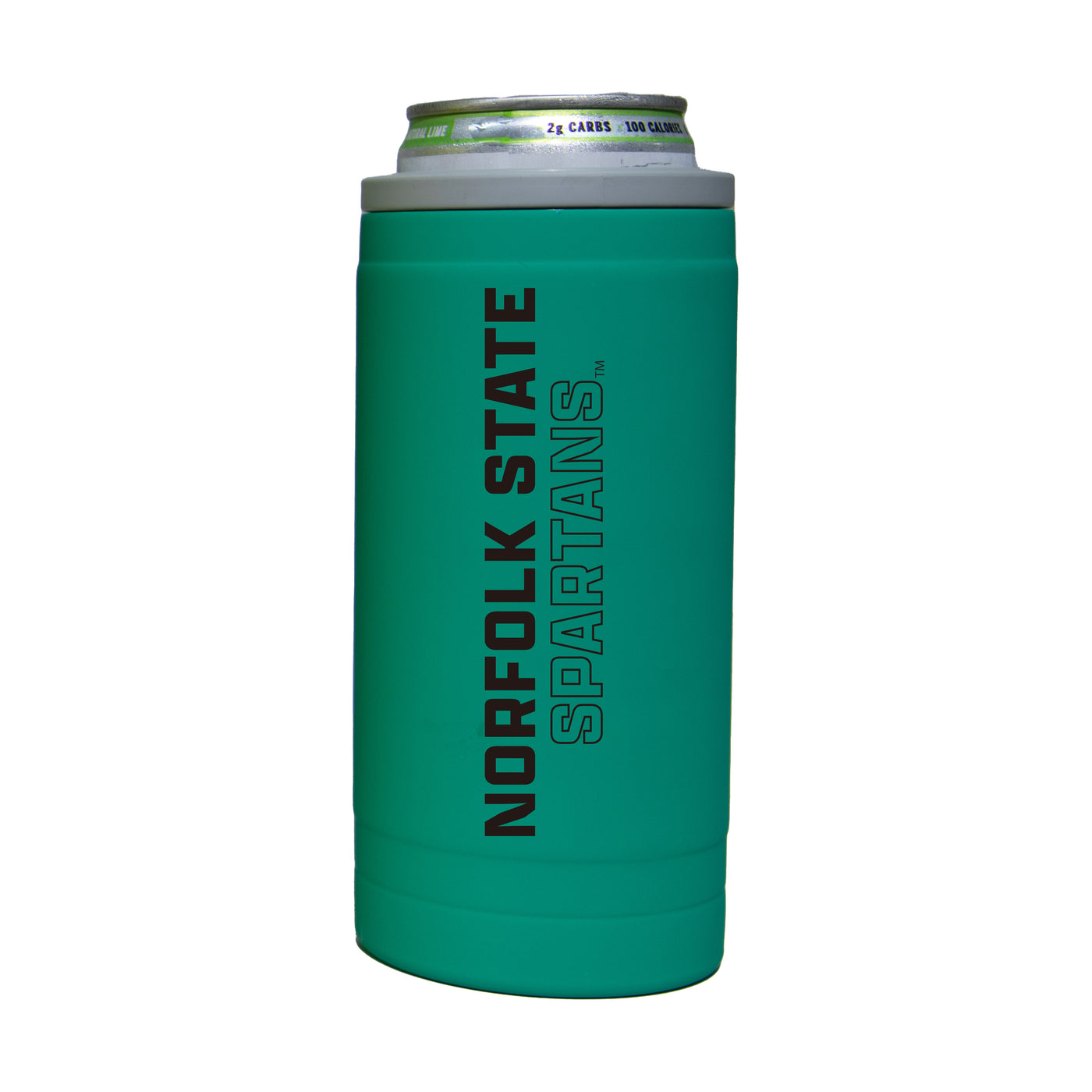 Norfolk State 12oz Optic Stacked Soft Touch Slim Coolie - Logo Brands