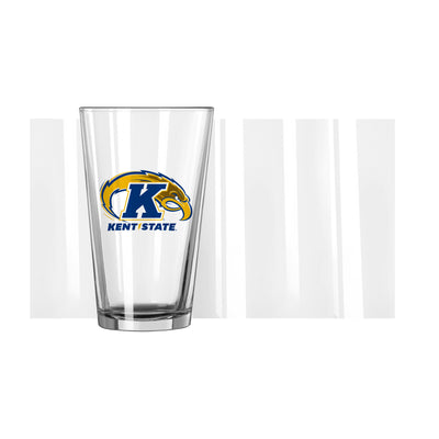 Kent State 16oz Logo Pint Glass