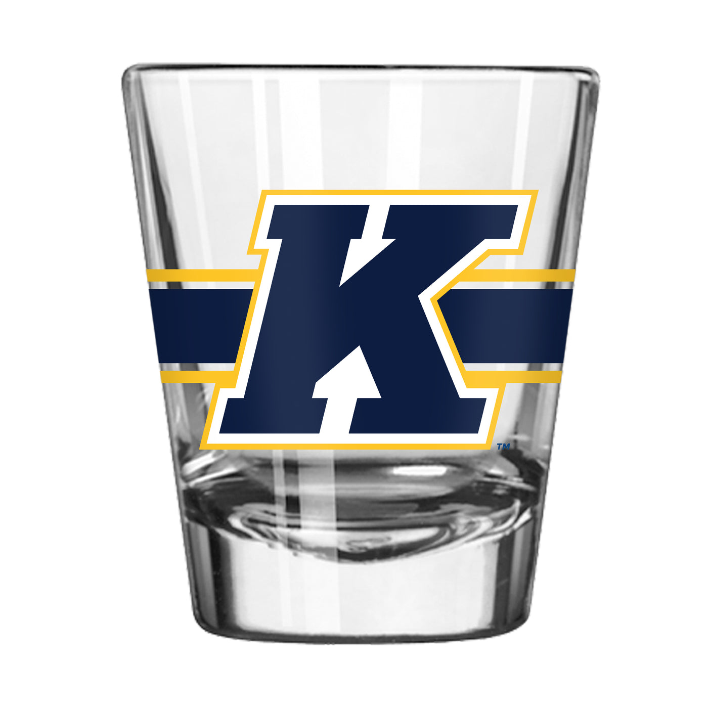 Kent State 2oz Stripe Shot Glass