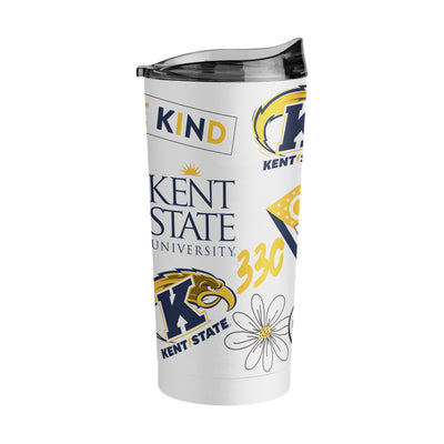 Kent State 20oz Native Powder Coat Tumbler