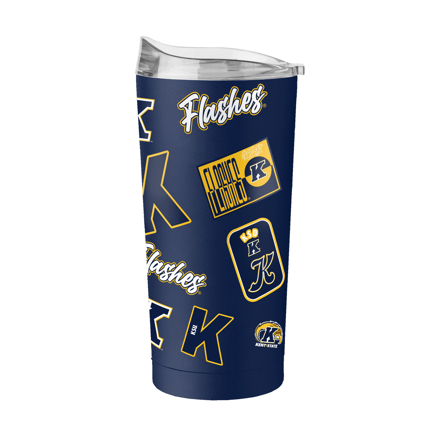 Kent State 20oz Dreamweave Powder Coat Tumbler