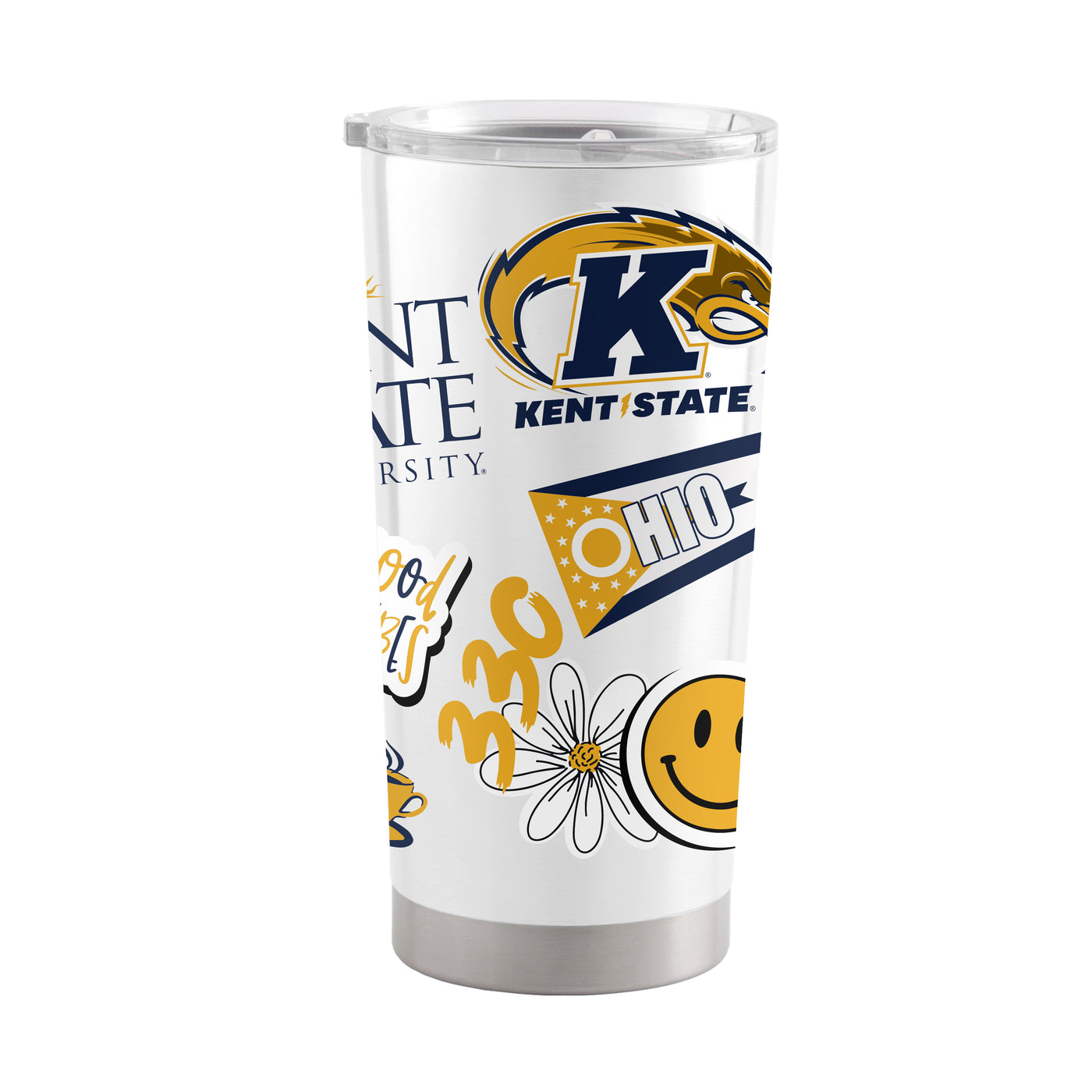 Kent State 20oz Native Stainless Tumbler