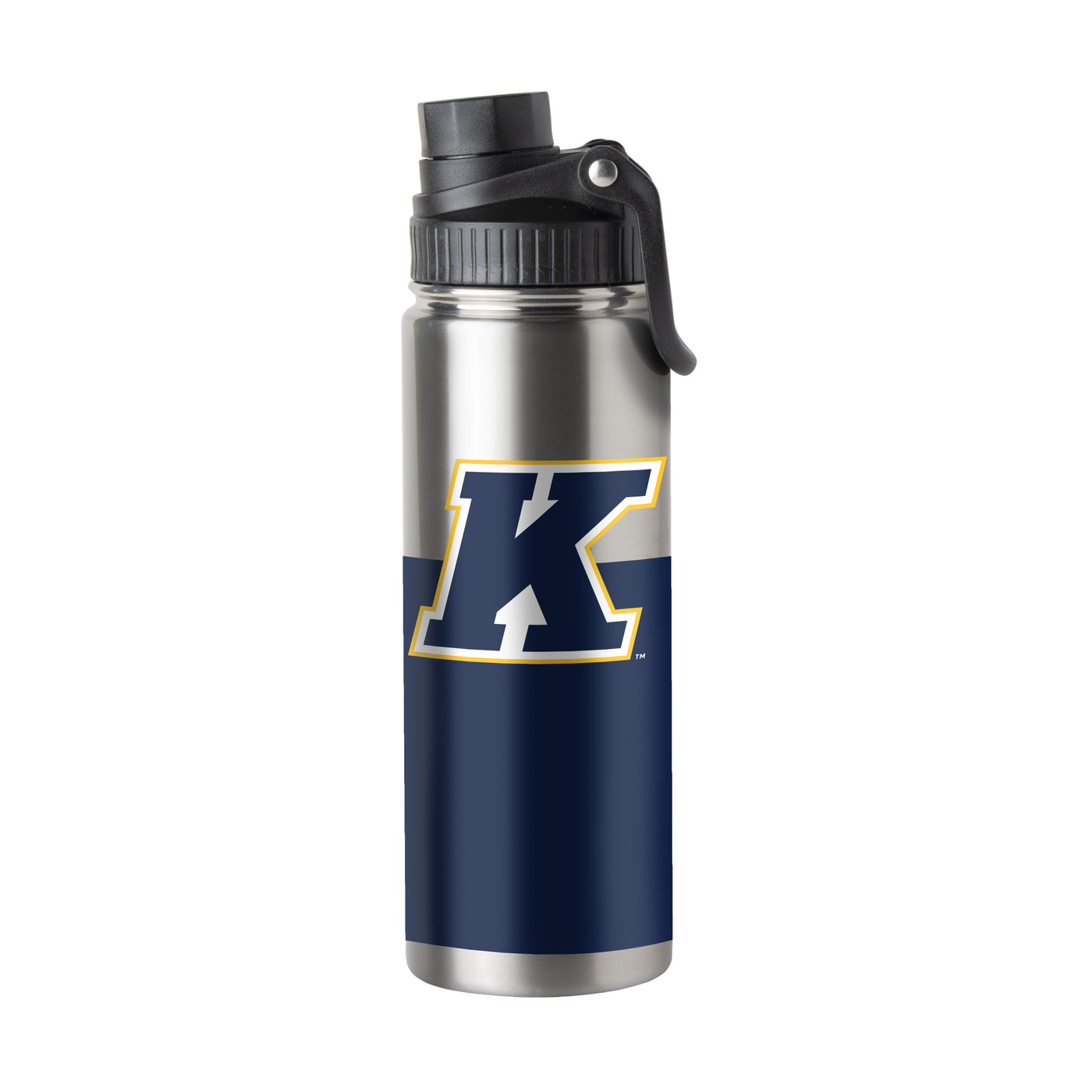 Kent State 21oz Colorblock Twist Top Water Bottle