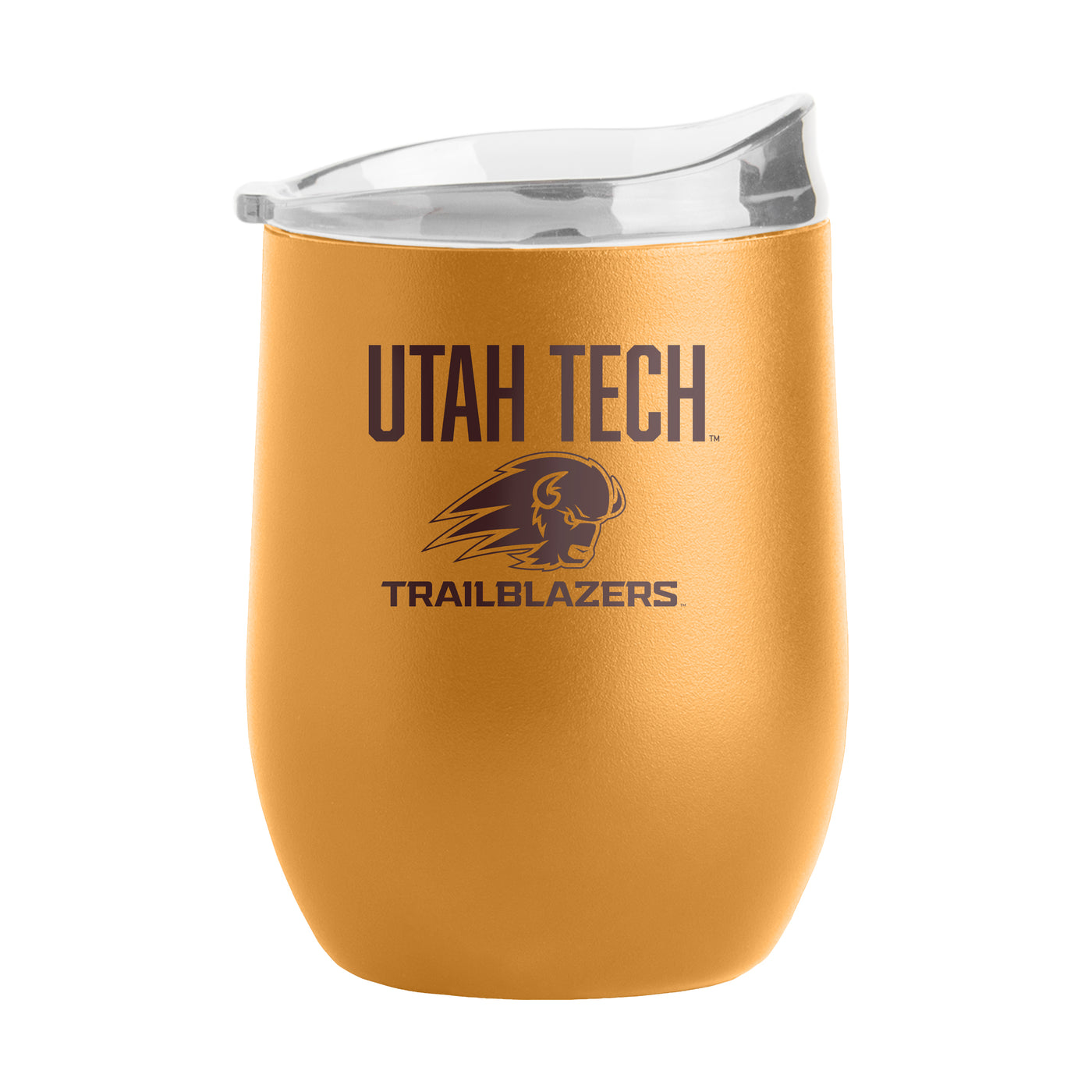 Utah Tech 16oz Oak Huddle Powder Coat Curved Bev
