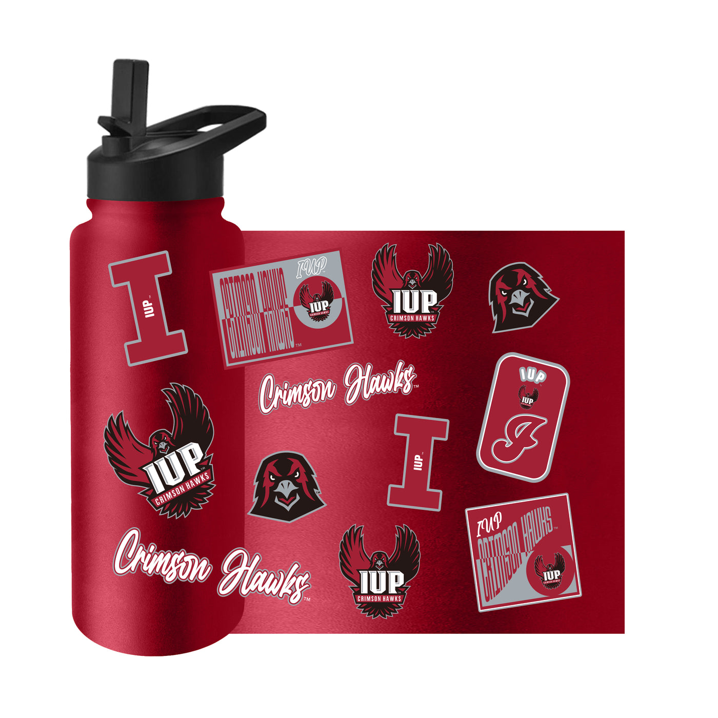 Indiana Univ - Penn 34oz Dreamweave Quencher Bottle