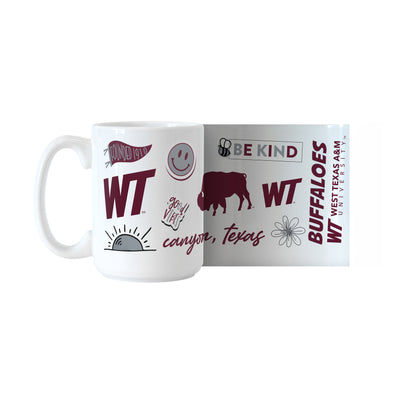 West Texas A&M 15oz Native Sublimated Mug