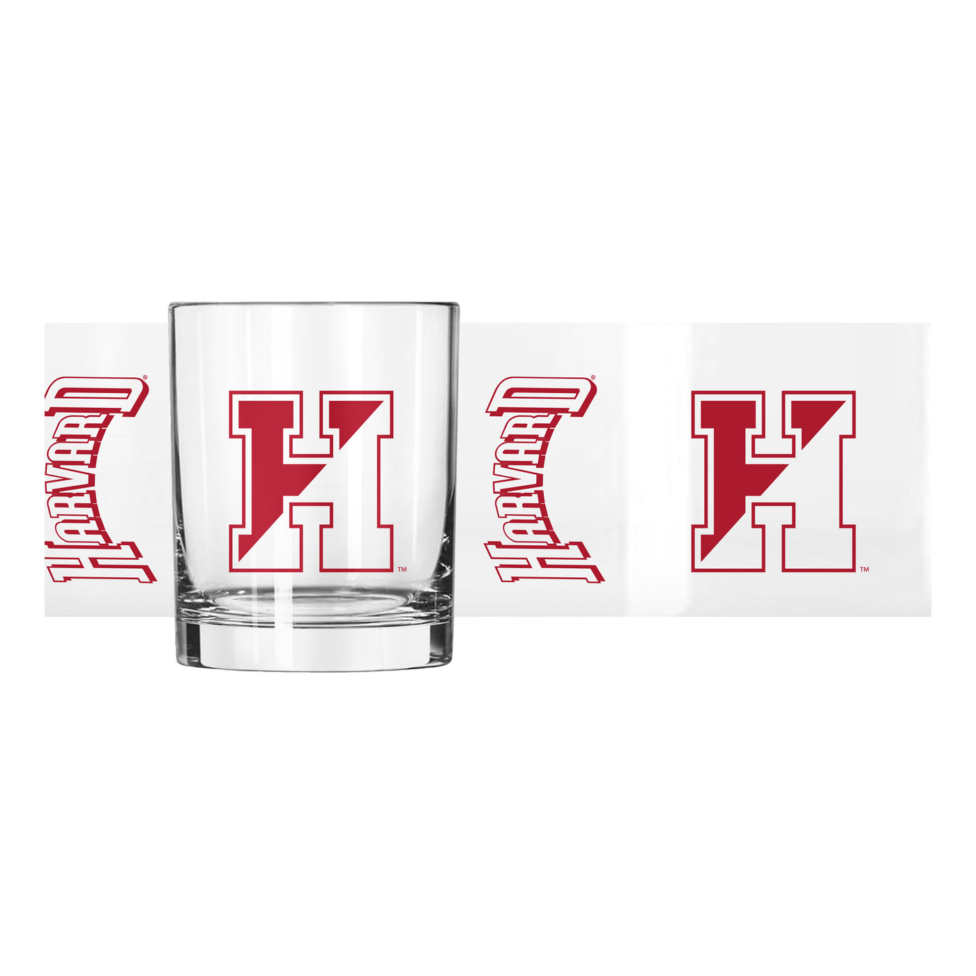 Harvard 14oz Gameday Rocks Glass