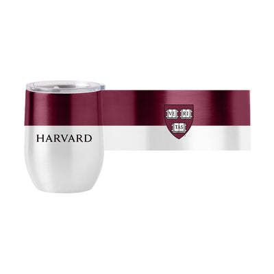 Harvard 16oz Colorblock Stainless Curved Beverage