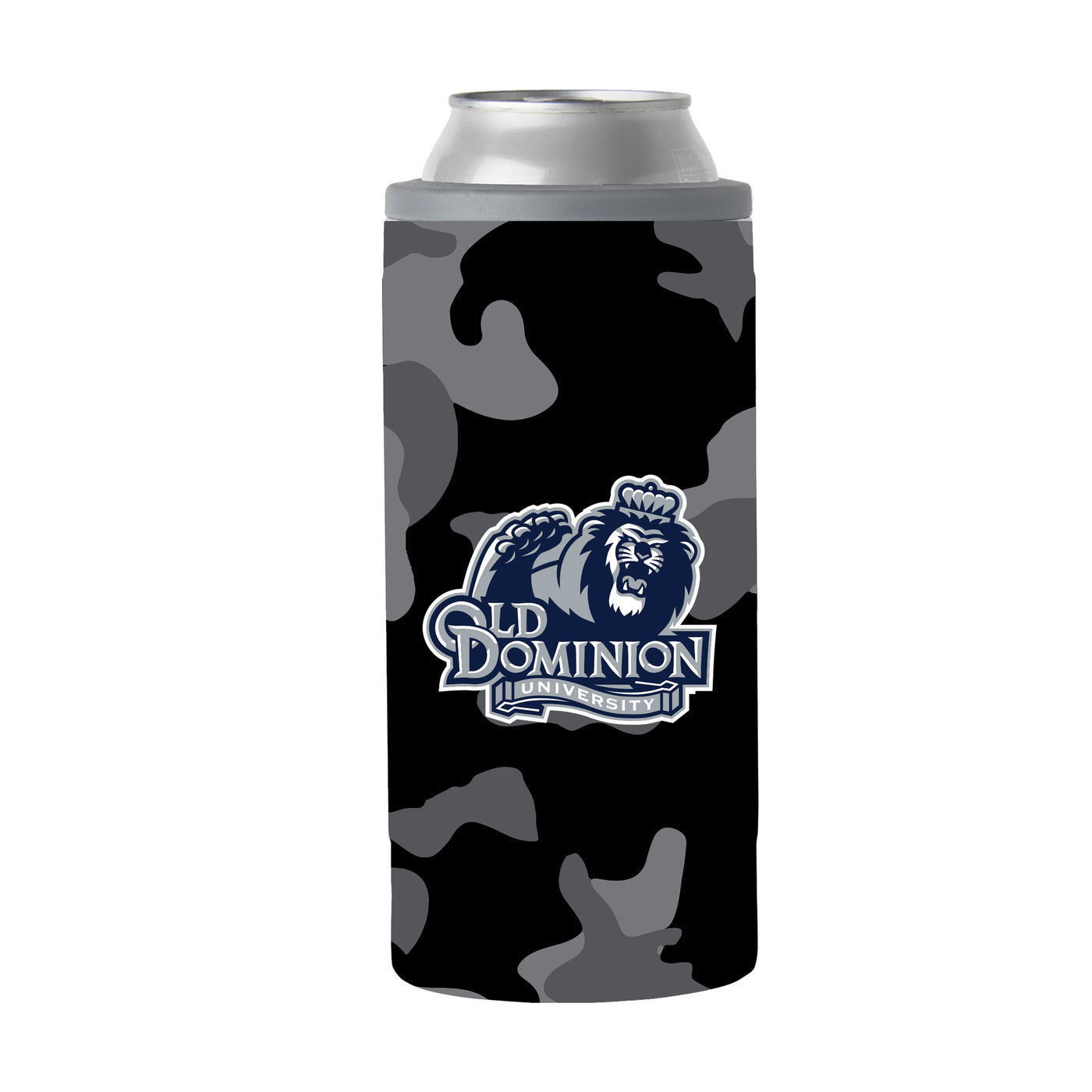Old Dominion Black Camo 12oz Slim Can Coolie