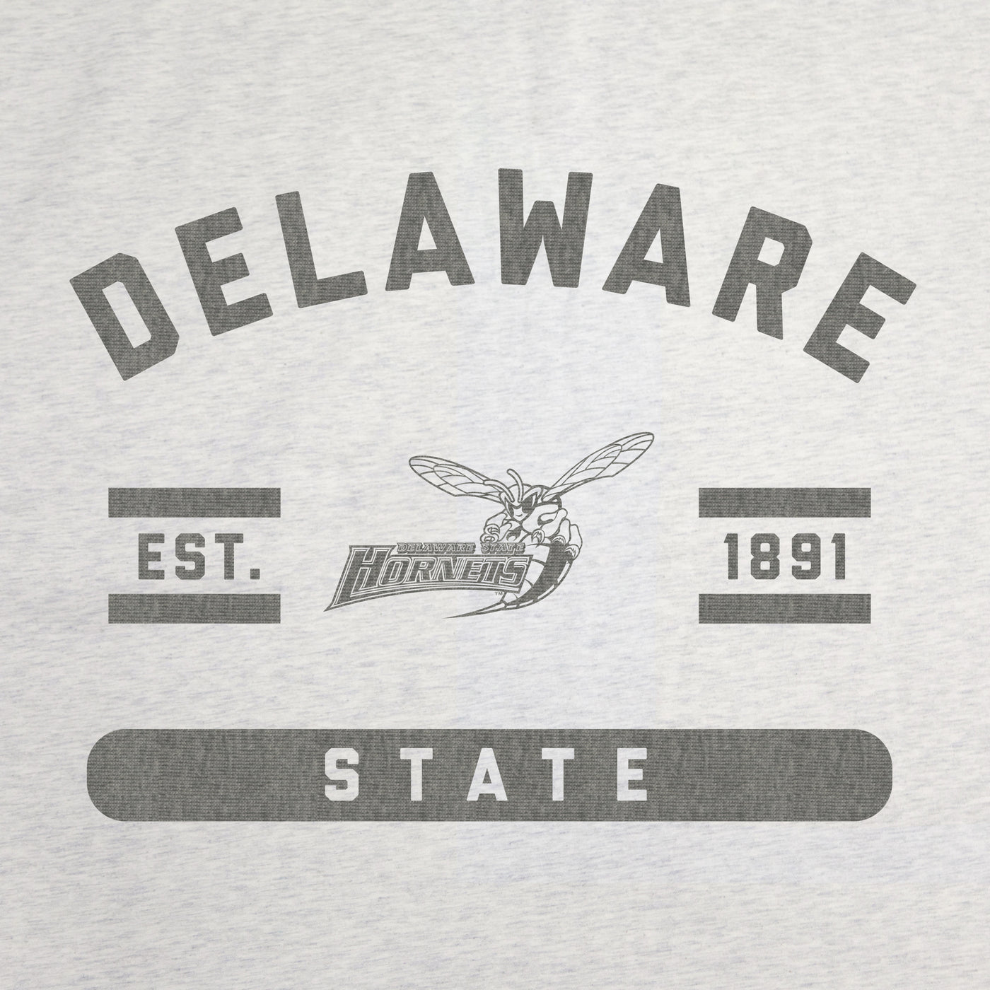 Delaware State Oatmeal Sweatshirt Blanket