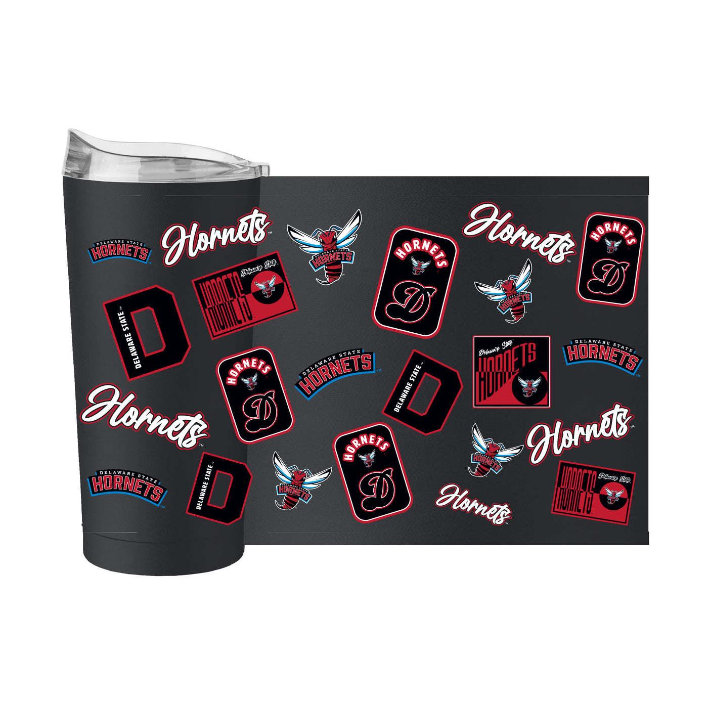 Delaware State 20oz Dreamweave Powder Coat Tumbler