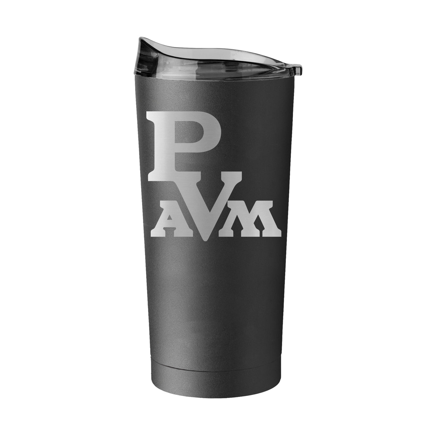 Prairie View A&M GunMetal 20oz Black Powder Coat Tumbler
