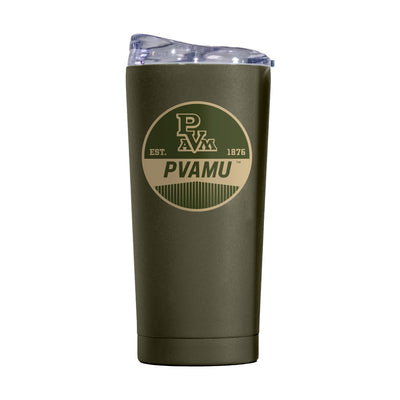 Prairie View A&M 20oz Olive Badge Powder Coat Tumbler