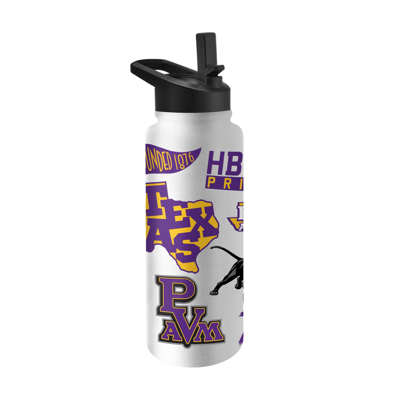 Prairie View A&M 34oz Native Quencher Bottle - Logo Brands