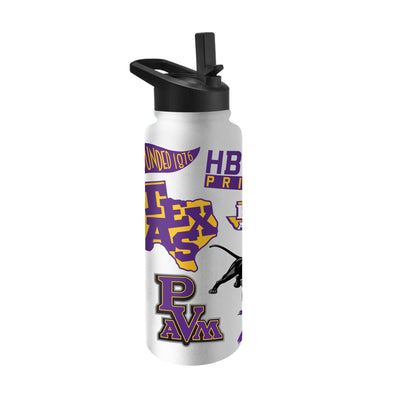 Prairie View A&M 34oz Native Quencher Bottle - Logo Brands